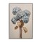 Stupell Industries Vintage Blue Hydrangea Framed Giclee Wall Art Design by Petals Prints Design